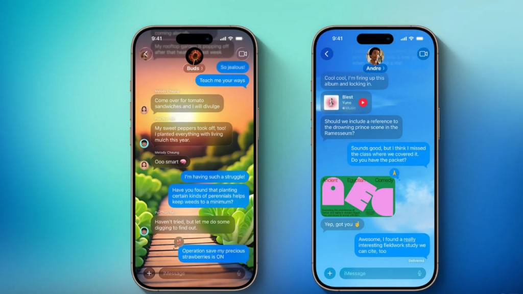 iOS 26 Mesajlar arama