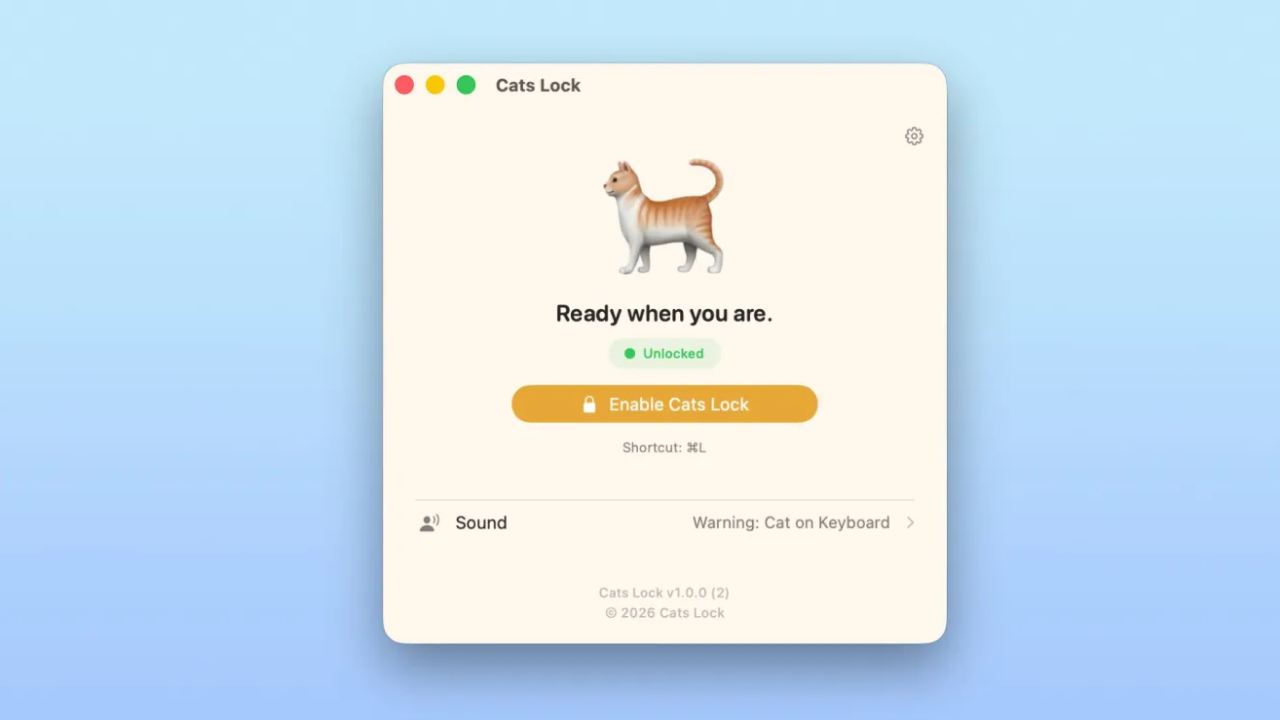 Mac İçin Geliştirilen Cats Lock, Kedi Kaynaklı Yazı Kazalarını Önlüyor