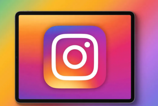 Instagram iPad tasarımı