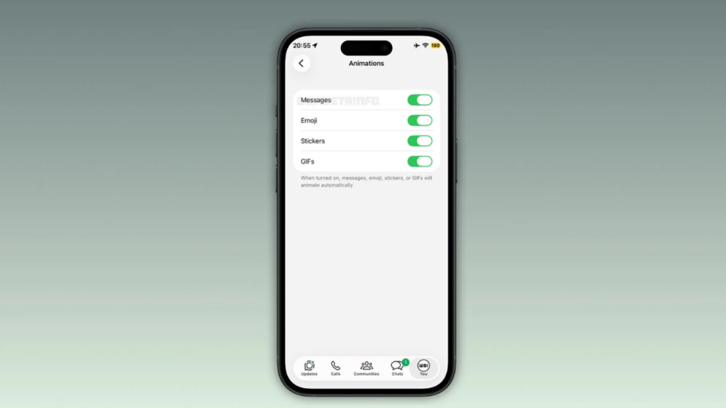 WhatsApp mesaj animasyonları