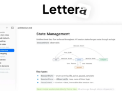 Lettera Markdown Editörü Mac Kullanıcıları İçin Tanıtıldı Lettera Markdown editörü