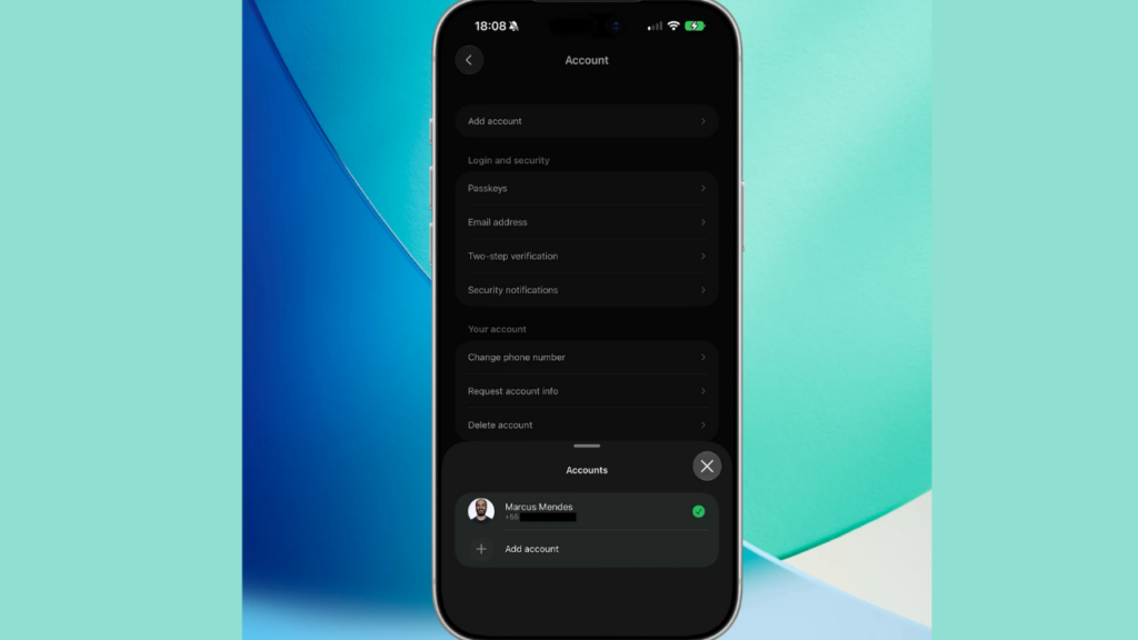 WhatsApp çoklu hesap desteği