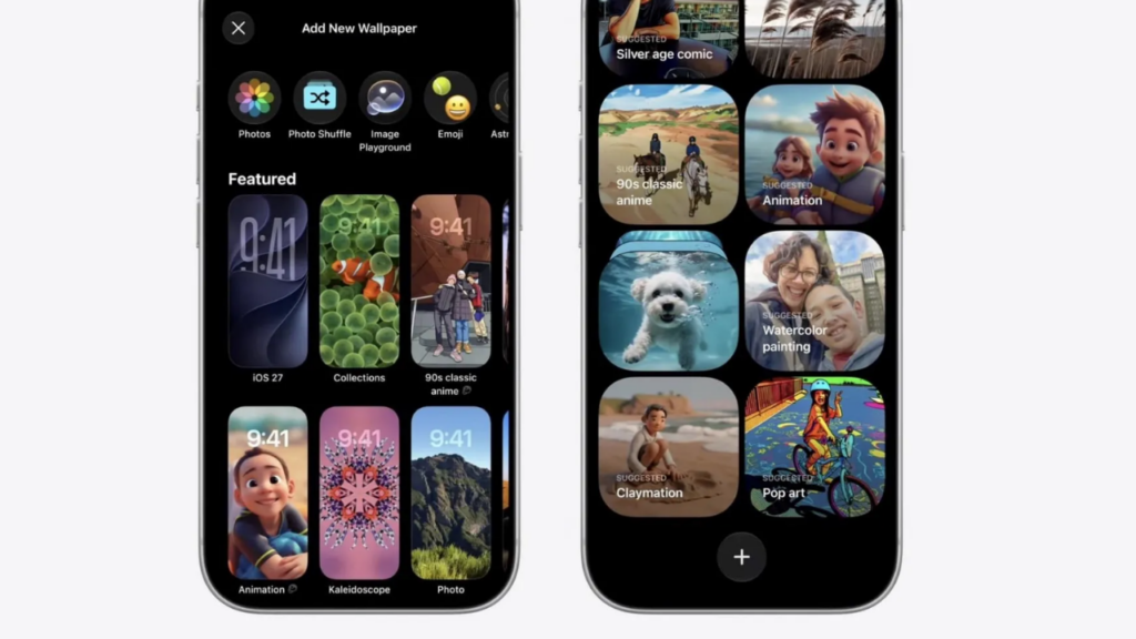 iOS 27 duvar kağıdı oluşturma