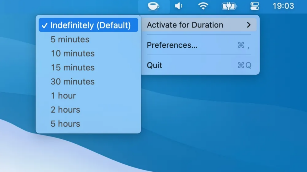 Mac ekranını açık tutma