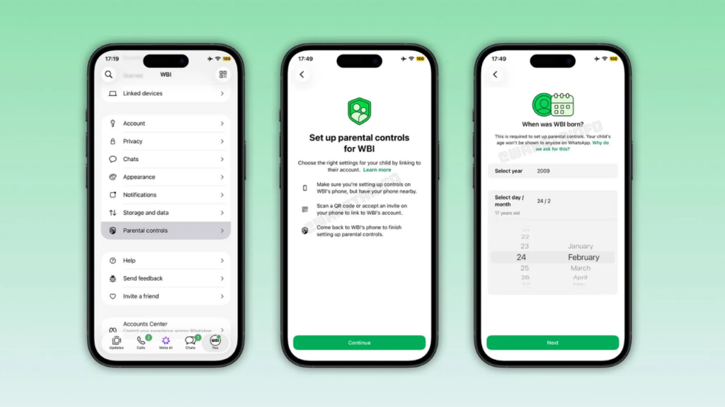 WhatsApp ebeveyn kontrolü iPhone