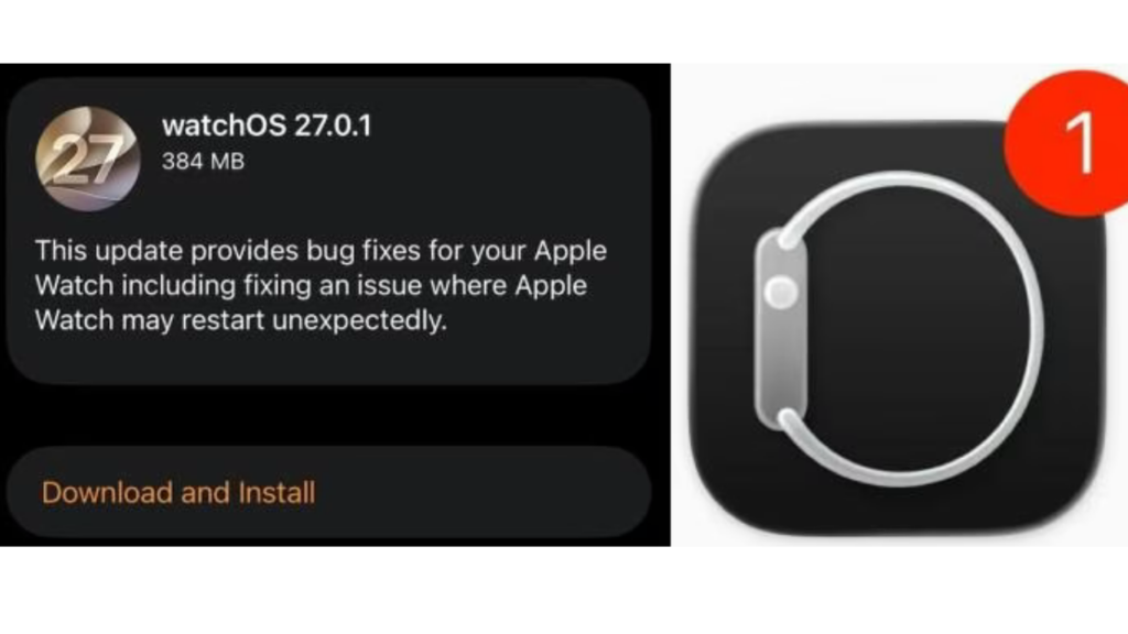 WatchOS 27.0.1 güncellemesi