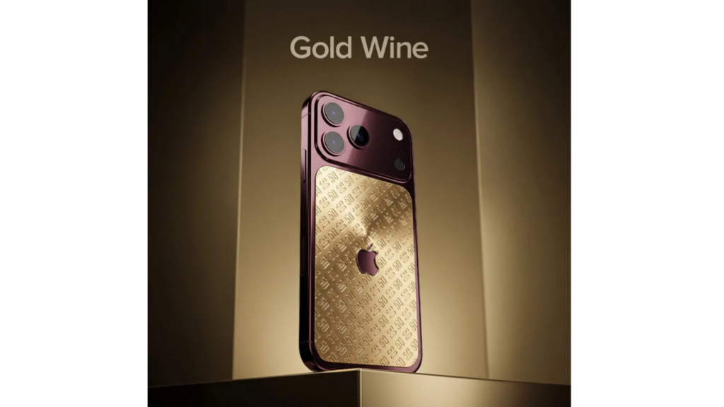 altın kaplama iphone 18 pro