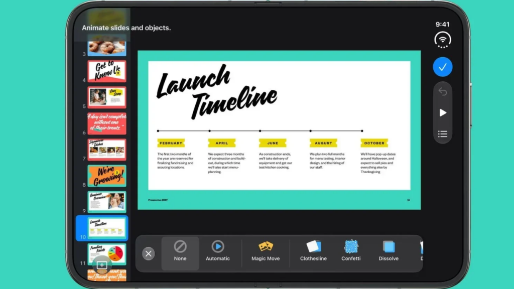 iWork uygulamaları