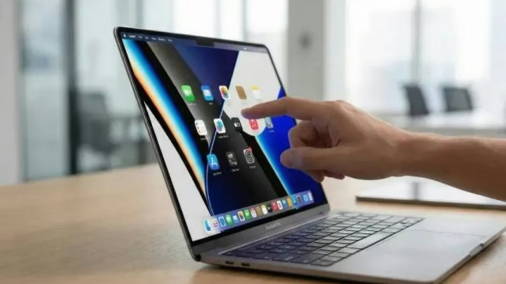 Dokunmatik ekranlı MacBook