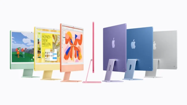 M6 Çipli Yeni iMac Tanıtıldı: Yedi Renk ve Türkiye Fiyatı Yedi farklı renkteki M6 çipli yeni iMac modelleri yan yana